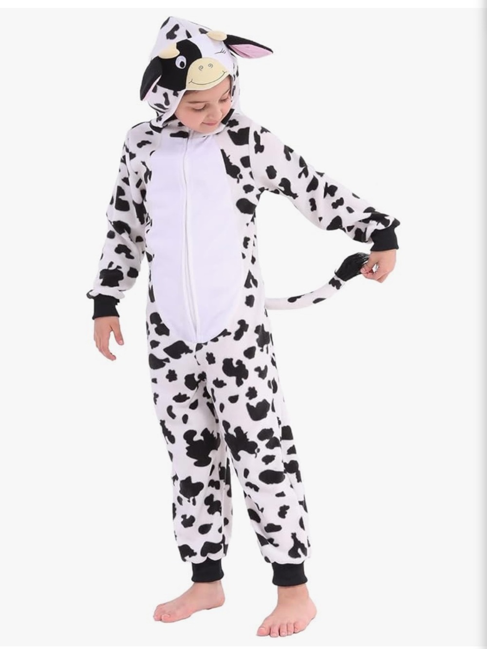 NWOT Cow Onesie Pajamas Costume Farm Animal Nativity
